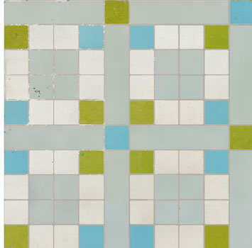 Mosaic House Moroccan tile Ifran 30-1-13-5 White,   Lime Green,   Light Turquoise,   celadon, celadon, green   solid zellige, mosaic, zellij, field, pattern, glaze 
